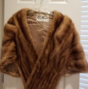 Vintage Real Mink Stole